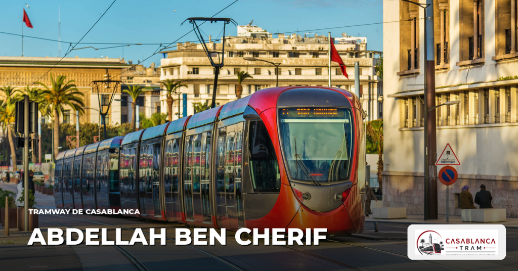 Station Abdellah Ben Cherif sur la Ligne 2, tramway de Casablanca