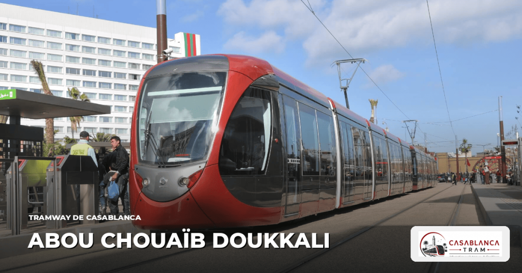 Station Abou Chouaïb Doukkali sur la Ligne 3, tramway de Casablanca