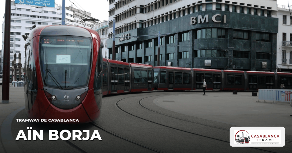 Station Aïn Borja sur la Ligne 4, tramway de Casablanca