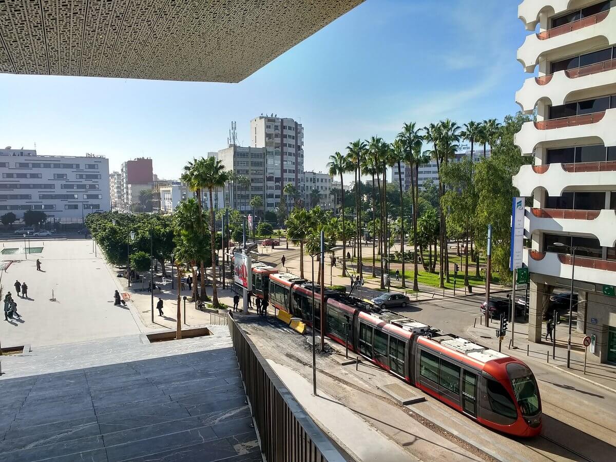 Rame du tramway de Casablanca