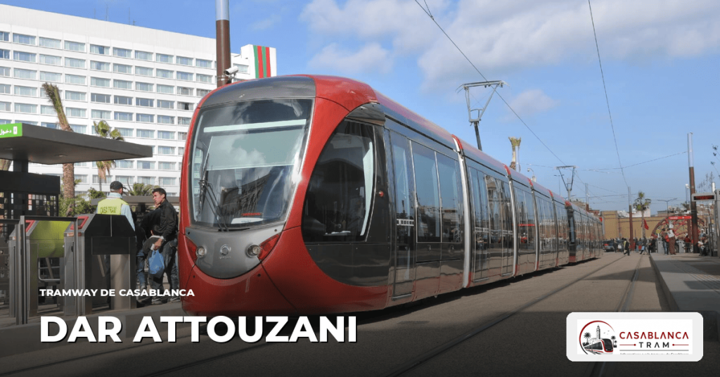 Station Dar Attouzani sur la Ligne 3, tramway de Casablanca