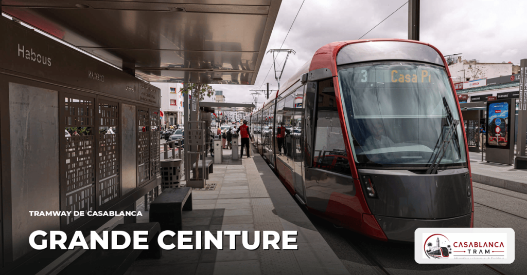Station Grande Ceinture sur la Ligne 1, tramway de Casablanca