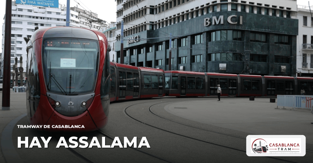 Station Hay Assalama sur la Ligne 4, tramway de Casablanca