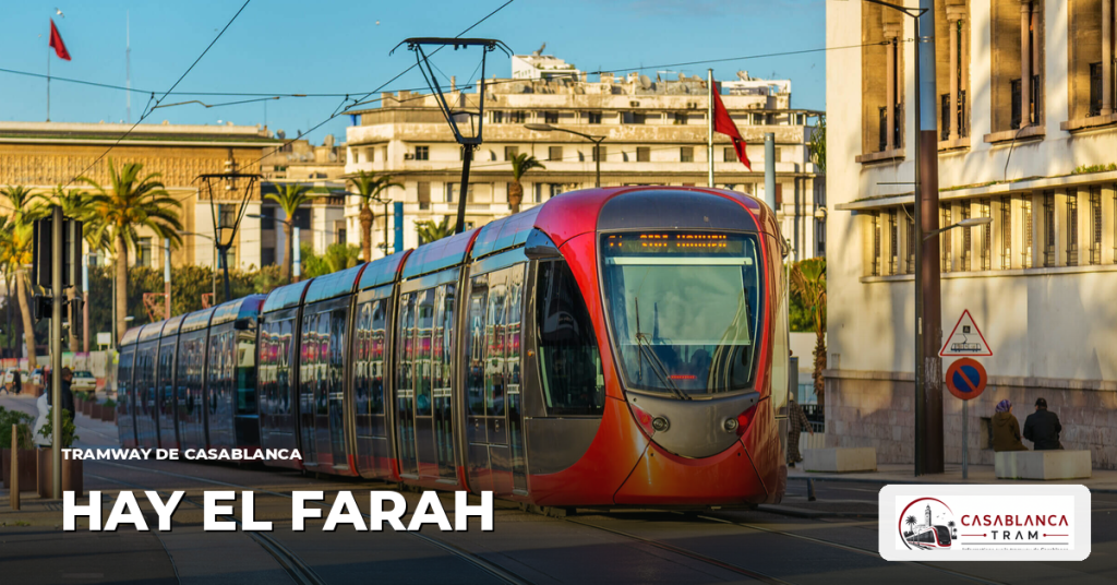 Station Hay El Farah sur la Ligne 2, tramway de Casablanca