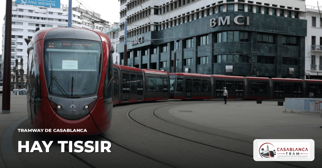 Station Hay Tissir sur la Ligne 4, tramway de Casablanca