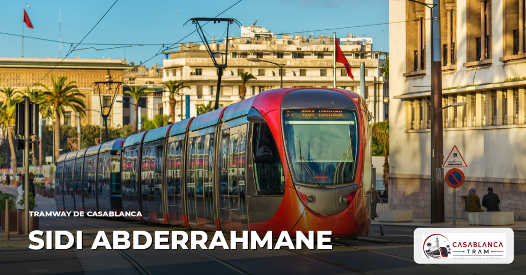 Station Sidi Abderrahmane sur la Ligne 2, tramway de Casablanca