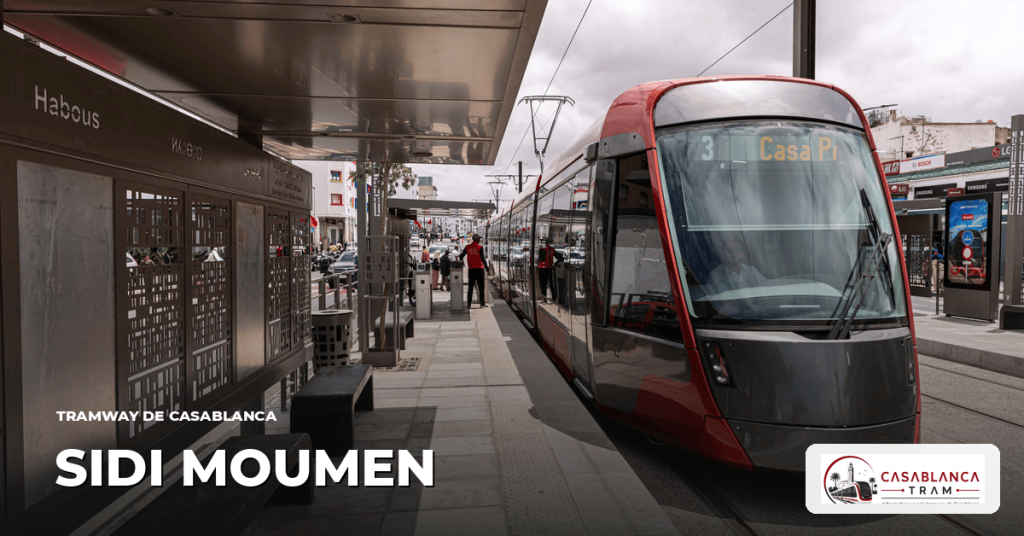 Station Sidi Moumen sur la Ligne 1, tramway de Casablanca