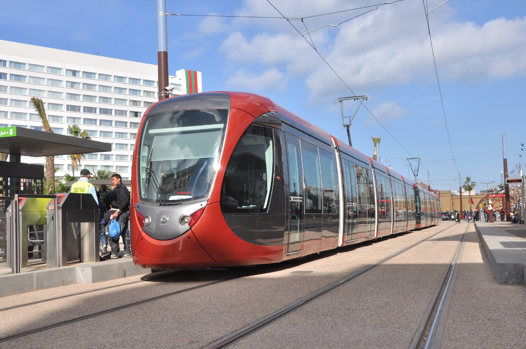 Rame du tramway de Casablanca